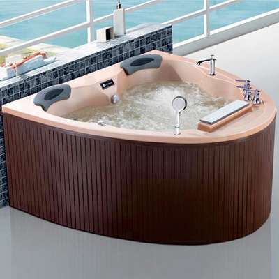 heart shape 2 person luxury outdoor whirlpool spa bathtub